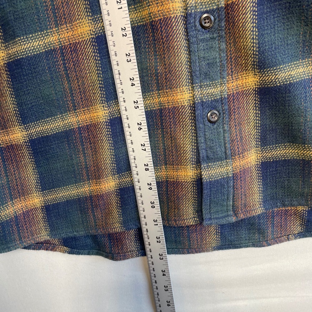 Orvis Classic Tartan Plaid Flannel Shirt Men's XXL Long Sleeve Button Up - Picture 8 of 9